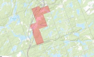 North Frontenac properties to be affected by expropriation.